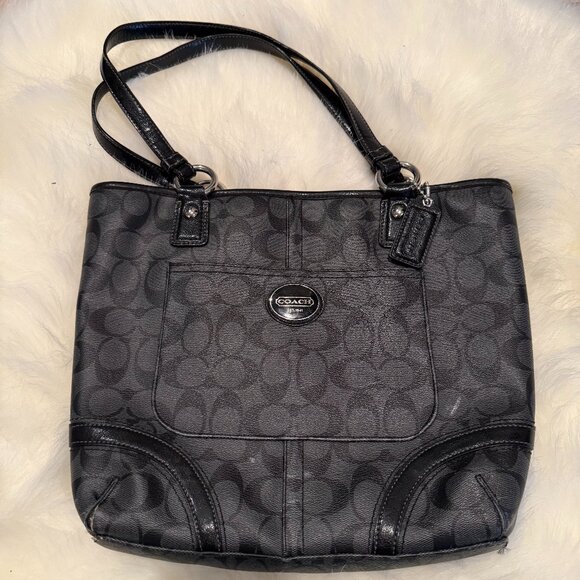 Coach black bag - Picture 1 of 4